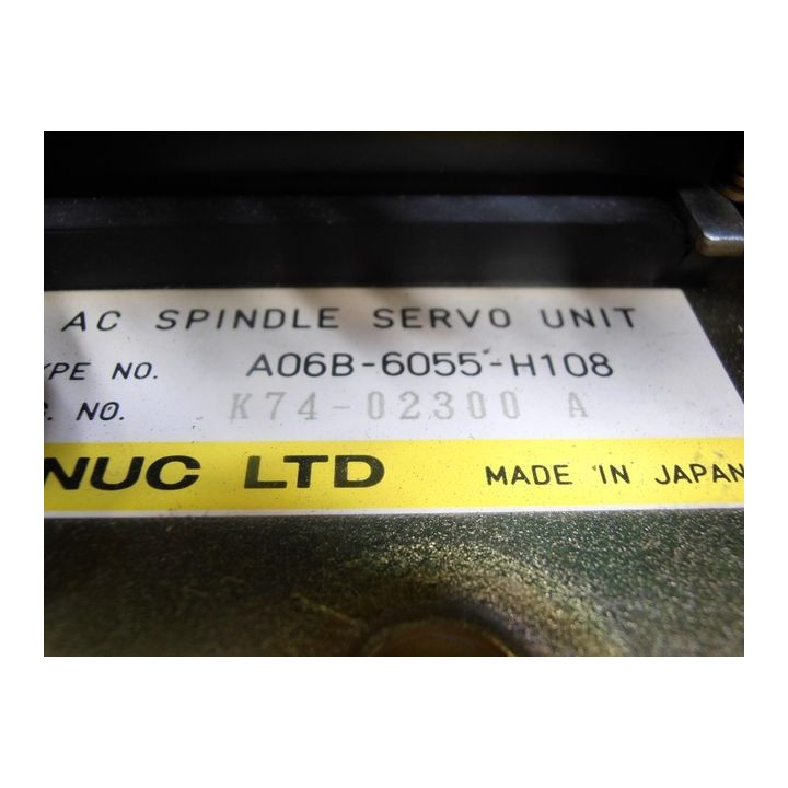 Variateur de broche FANUC A06B-6055-H108 M8