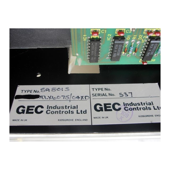 NUM GEC SA501S DC spindle servo unit