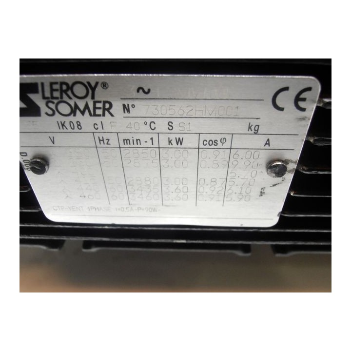LEROY SOMER LSMV100L reducing motor