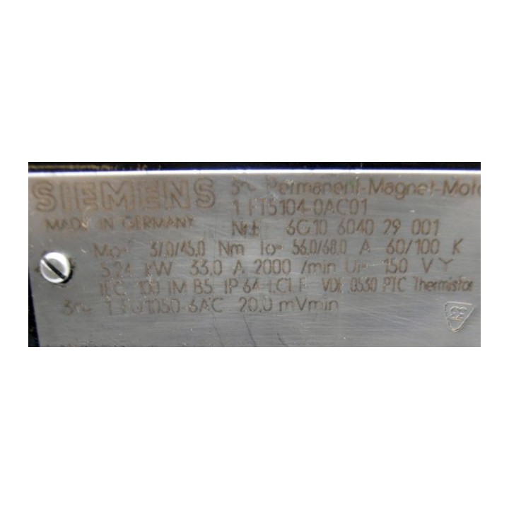 Motore SIEMENS 1FT5104-0AC01