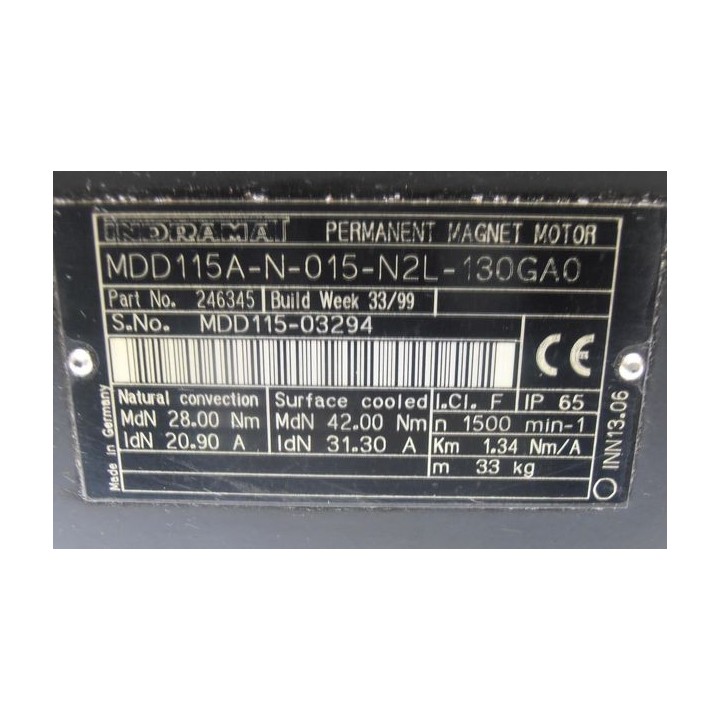 Motor INDRAMAT MDD115A-N-015-N2L-130GA0