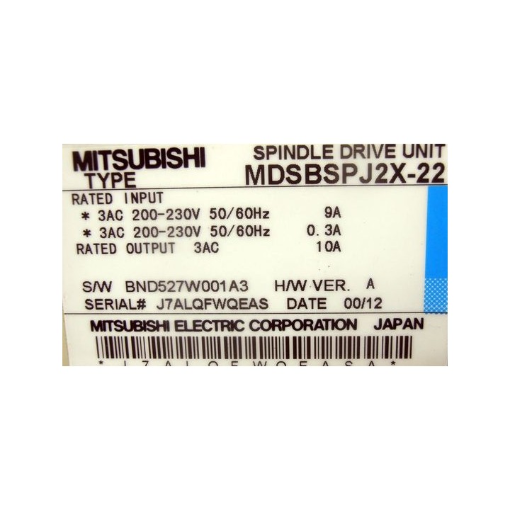 MITSUBISHI MDSBSPJ2X-22 spindle drive unit