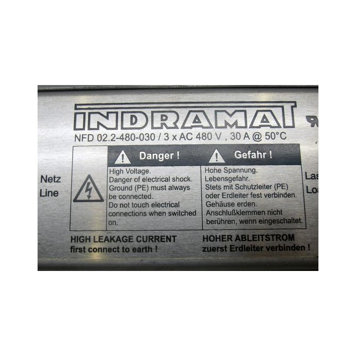 Indramat NFD 02.2-480-030 power line filter