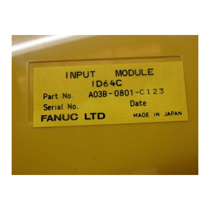 FANUC A03B-0801-C123 ID64C Input module