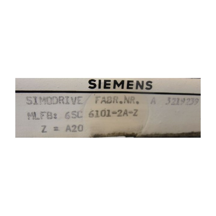 Carte alimentation SIEMENS 6SC 6100-0GA11