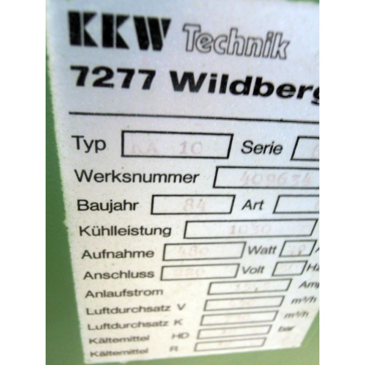 KKW technik KA 10 air conditionning for LIEBHERR LC 502