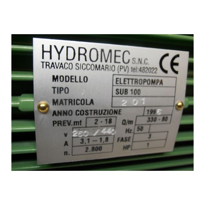 Pompe HYDROMEC SUB 100