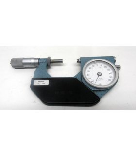 Micromètre Extérieur 0-25 Mm : Haute Précision 0,01 Mm, Lecture Facile, Chromé Satiné, Avec Arrêt à Cliquet