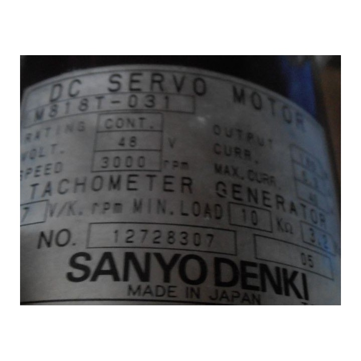 SANYO DENKI M818T-031 servo motor