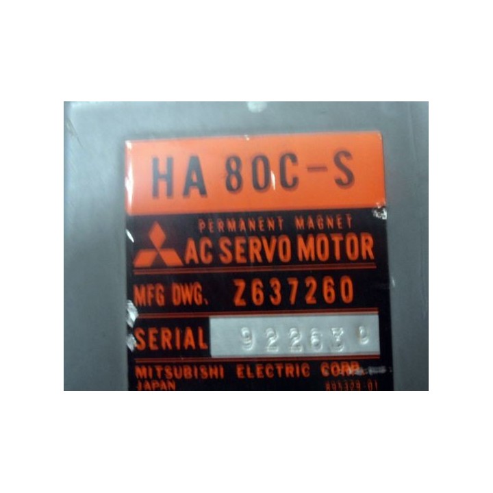 Motore asse MITSUBISHI HA80C-S con encoder TAMAGAWA OSE 5-6-8-108