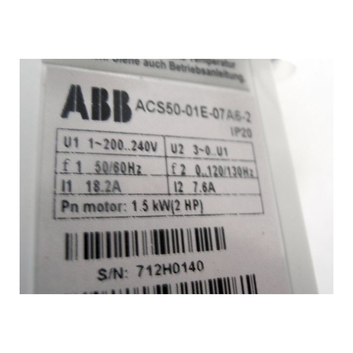 Convertidor ABB ACS50-01E-07 A6-2