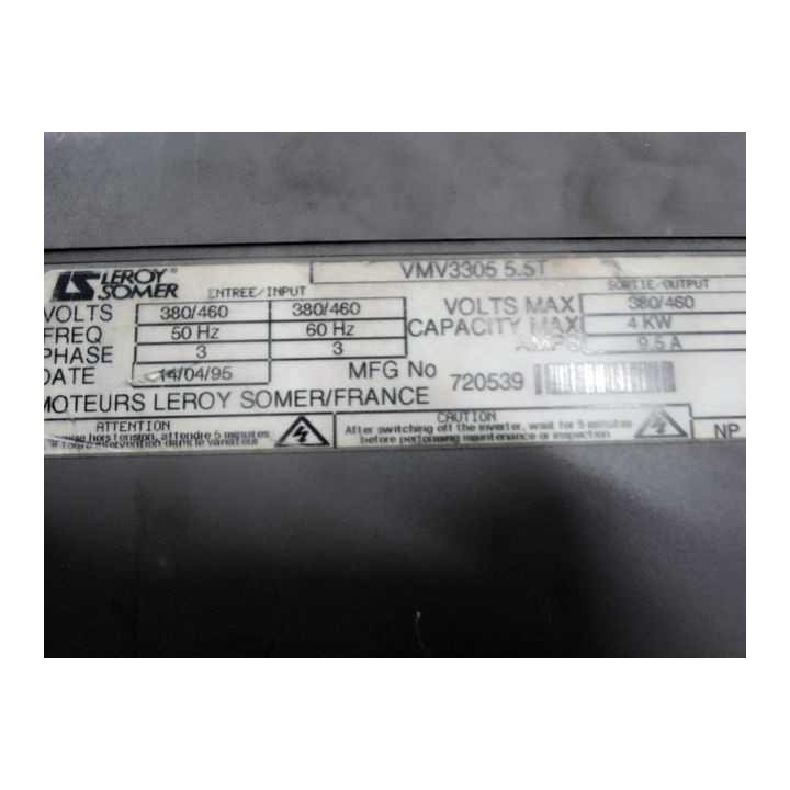 Azionamento LEROY SOMER VMV 3305 5.5T