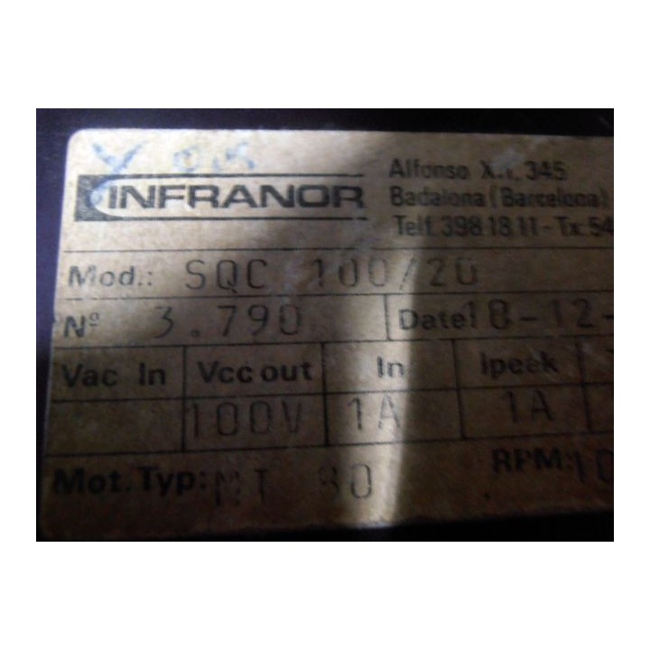 INFRANOR SQC 100/20 drive
