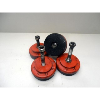 Lot of 4 machine feet