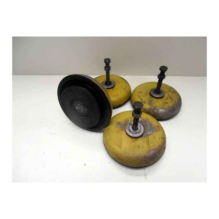 Lot of 4 machine feet