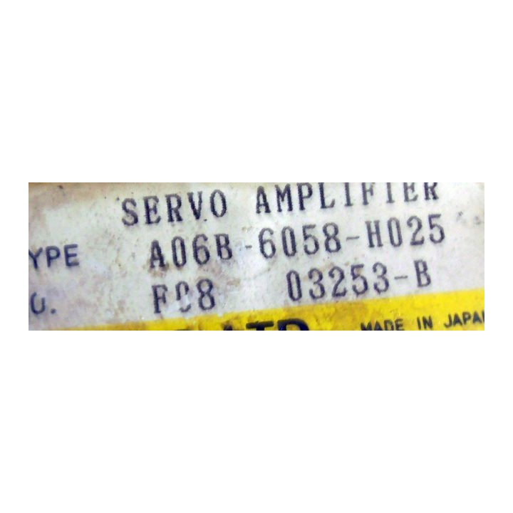 FANUC A06B-6058-H025 servo amplificatore