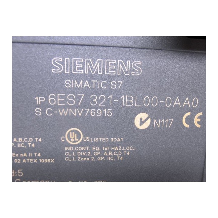 SIEMENS 6ES7 321-1BL01-0AA0 modul