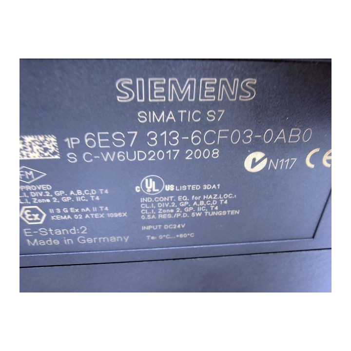 SIEMENS SIMATIC S7-300 6ES7 313-6CF03-0AB0