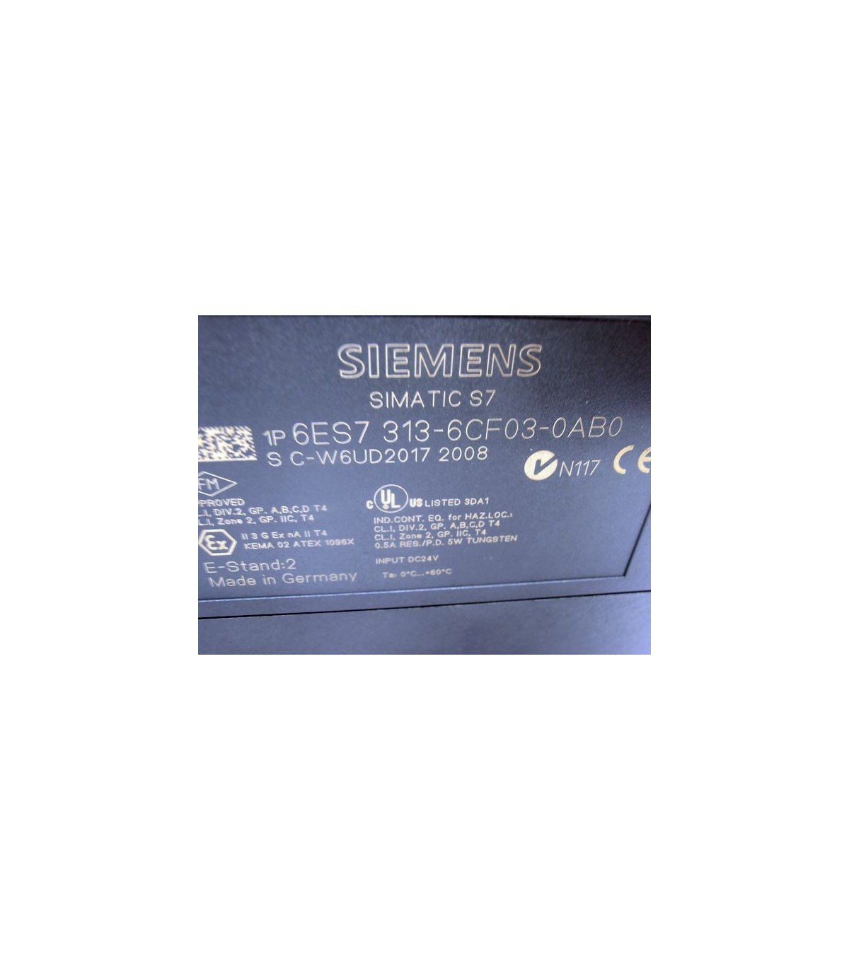 Siemens SIMATIC S7-300 CPU 6ES7313-6CF03-0AB0 at best price in Vadodara