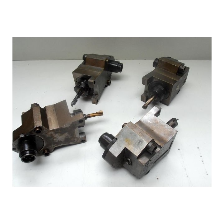 Lot de 4 porte-outils tournant pour tour SONIM-TRAUB