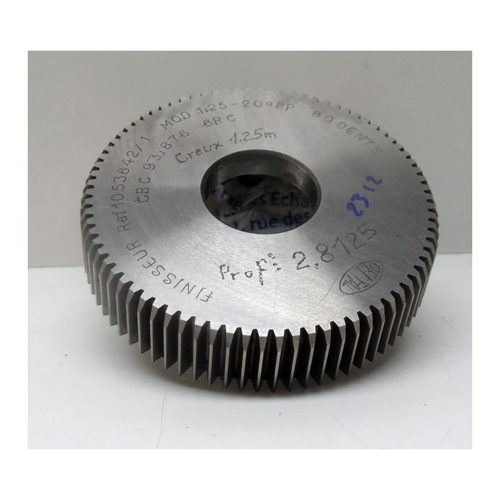 Outil couteau MODULE 1.25, AP20° FINITION