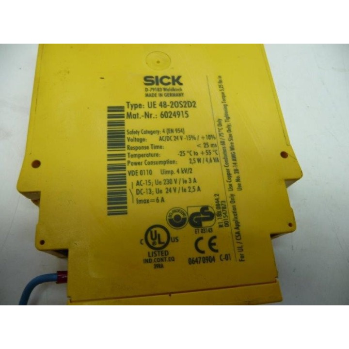 Relais sécurité SICK UE48