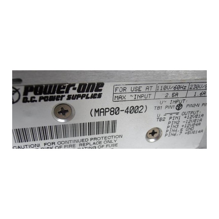 Alimentation POWER ONE MAP 80-4002