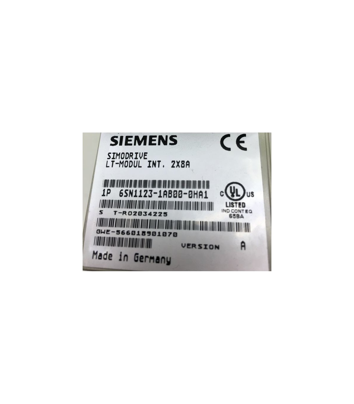 Module puissance 2x8A SIEMENS 6SN1123-1AB00-0HA1