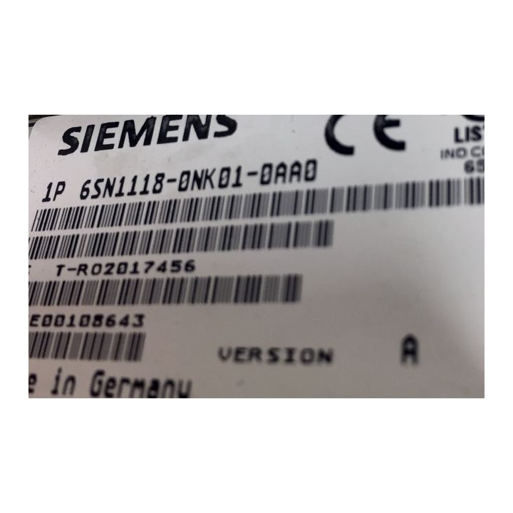 SIEMENS 6SN1118-0NK01-0AA0 board
