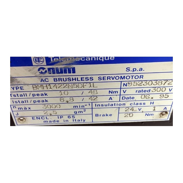 NUM BMH1422N5DF1L motor
