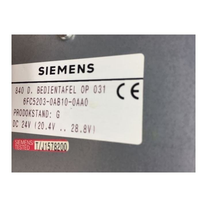 ECRAN SIEMENS 840D OP 031 6FC5203-0AB10-0AA0