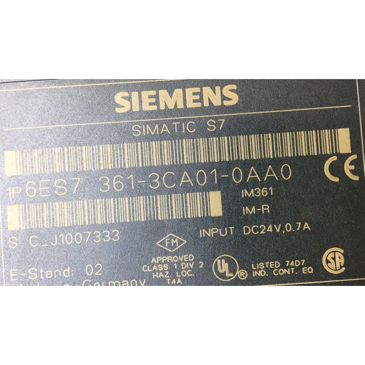 SIEMENS SIMATIC 6ES7361-3CA01-0AA0