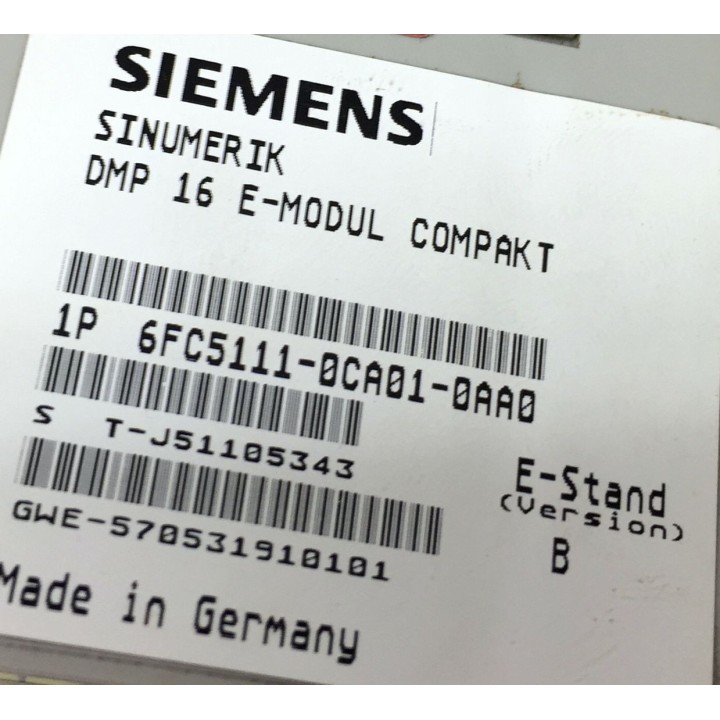 SIEMENS 6FC5111-0CA01-0AA0 modul