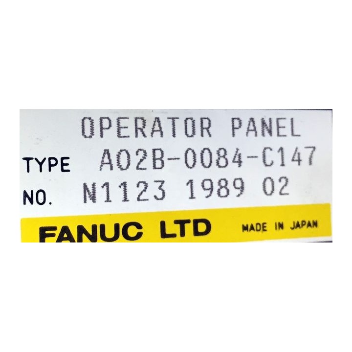 Panel de control de FANUC A02B-0084-C147 para FANUC 0-M