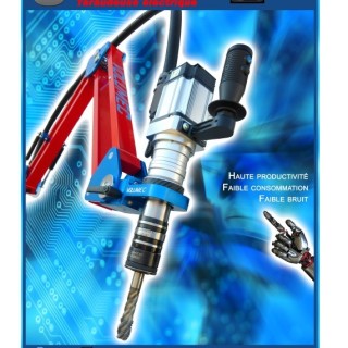 Volumec pneumatic threading machine