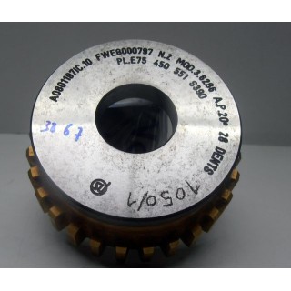 Couteau MODULE 3,6286 FINITION, AP20°, alésage 31.75 mm