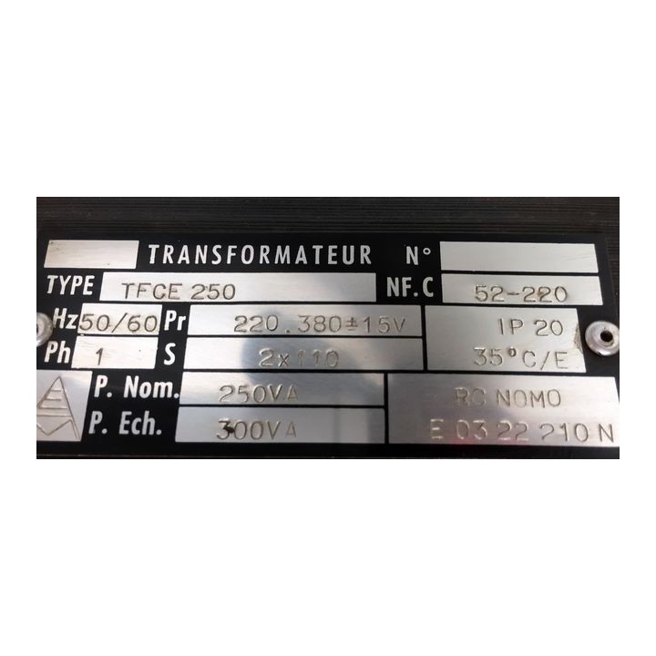 Transfo LEGRAND TFCE 250