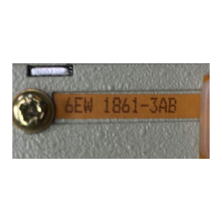 Alimentation SIEMENS 6EW1861-3AB 15A