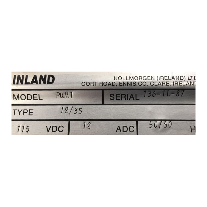 Variateur d'axe INLAND 12/35-2952A PWM1