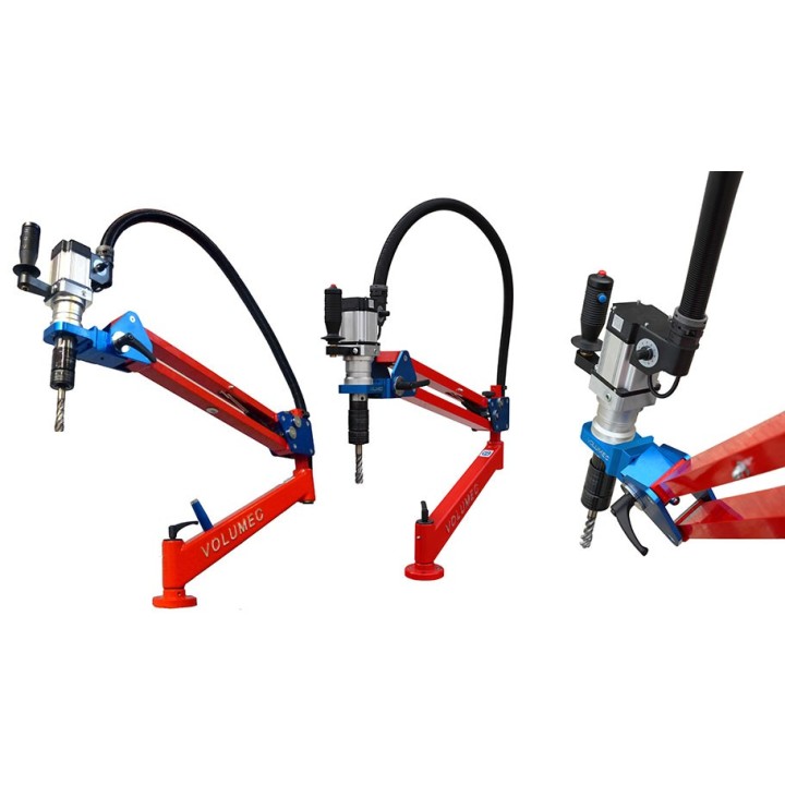 Bras triple de taraudage électrique M3 à M12 horizontal & vertical
