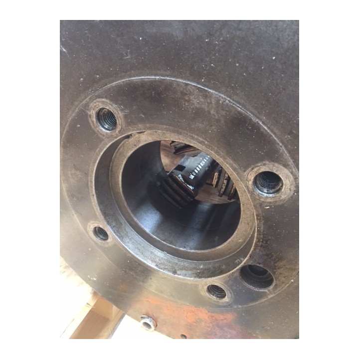 Mandrin 3 mors diam 350 mm acier, mors monobloc