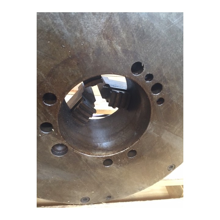 Mandrin 3 mors diam 380 mm acier, sur semelle