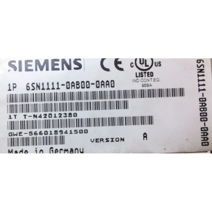 SIEMENS 6SN1111-0AB00-0AA0