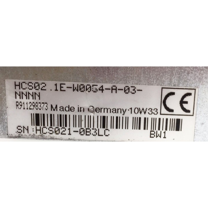 REXROTH INDRAMAT HCS02.1E-W0054-A-03-NNNN