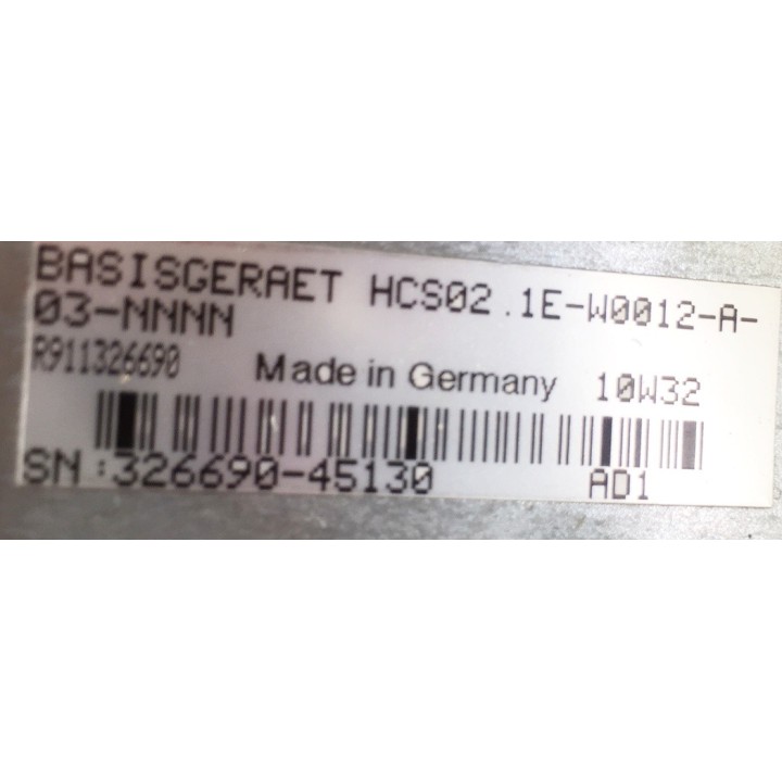Variateur INDRADRIVE REXROTH INDRAMAT HCS02.1E-W0012-A-03-NNNN