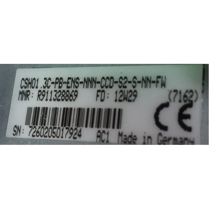 Carte REXROTH CSH01.3C-PB-ENS-NNN-CCD-S2-S-NN-FW