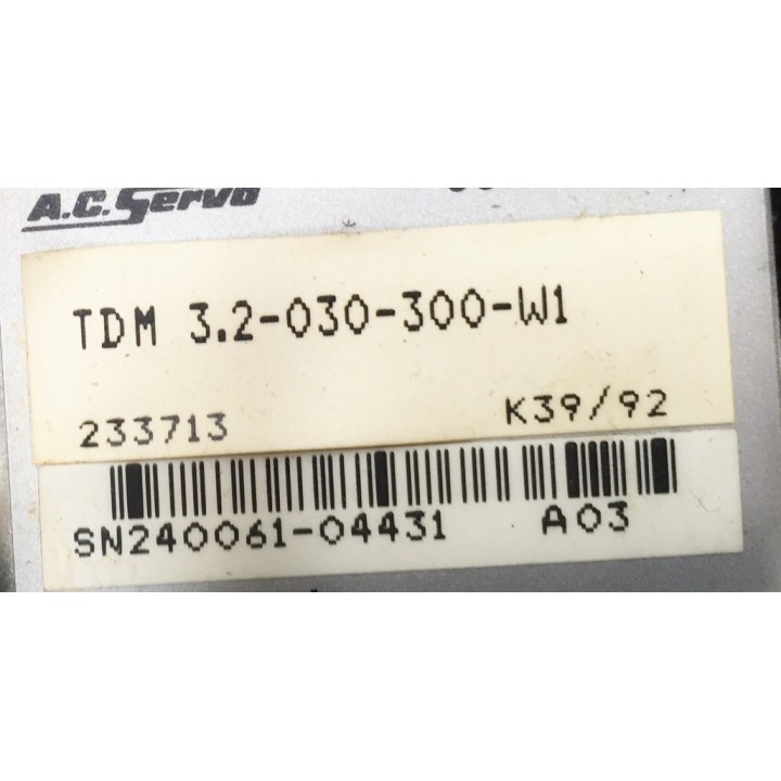 Indramat TDM 3.2-030-300-W1 servo drive