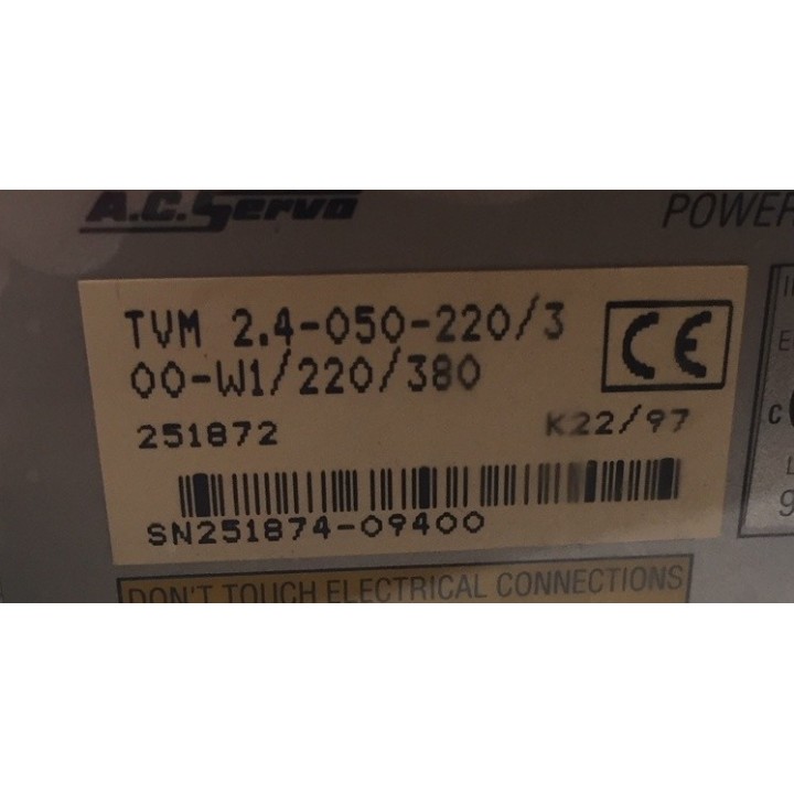 INDRAMAT TVM 2.4-050-220/300-W1 power supply