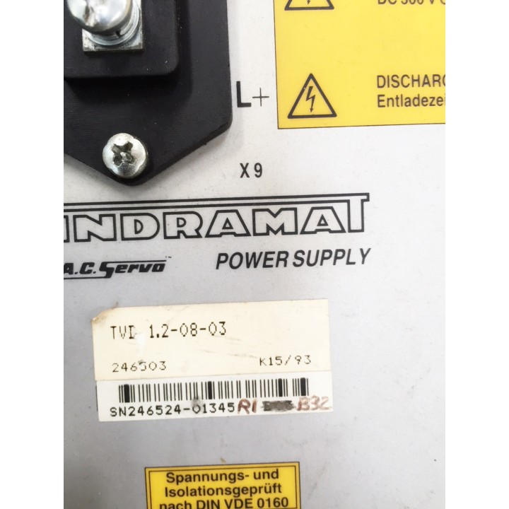 Alimentation INDRAMAT TVD 1.2-08-03 7.5kW