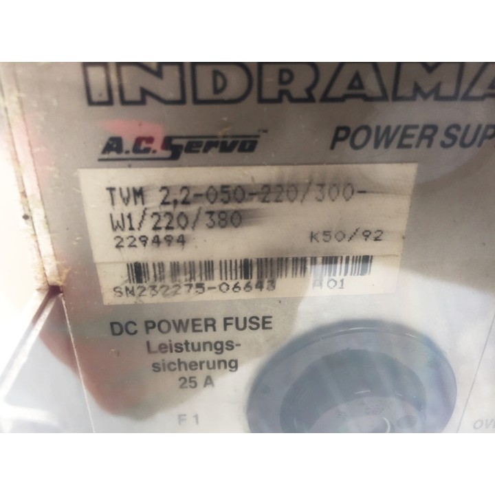 INDRAMAT TVM 2.2-050-220/300-W1 power supply